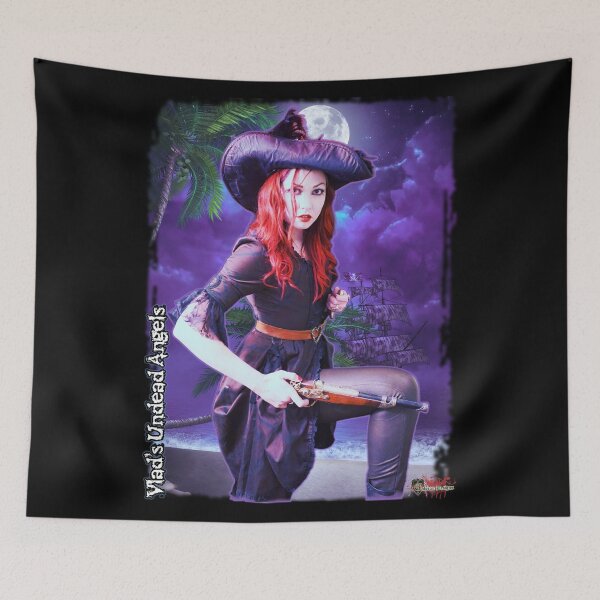 Item preview, Live Undead Angels: Undead Pirate On Beach designed and sold by Ghastly Wicked Creations Studio.