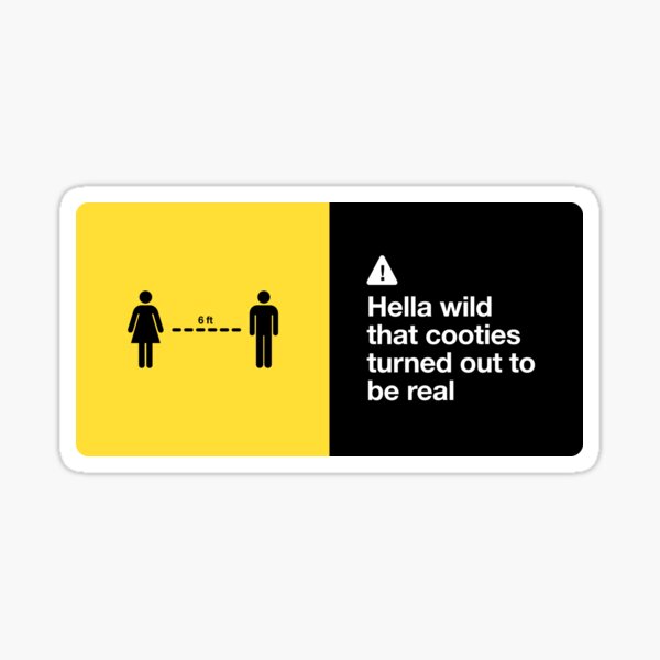 Cooties Sticker