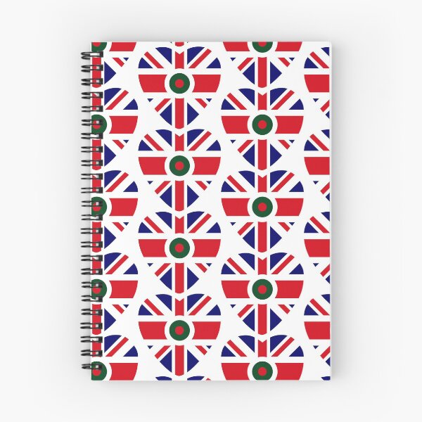 Item preview, British Bangladeshi Multinational Patriot Flag Series (Heart) designed and sold by Carbon-Fibre Media.