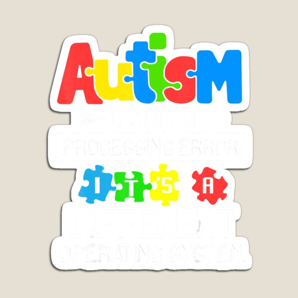 Item preview, Autism Awareness Its A Different Operating System Puzzles designed and sold by momecreative.
