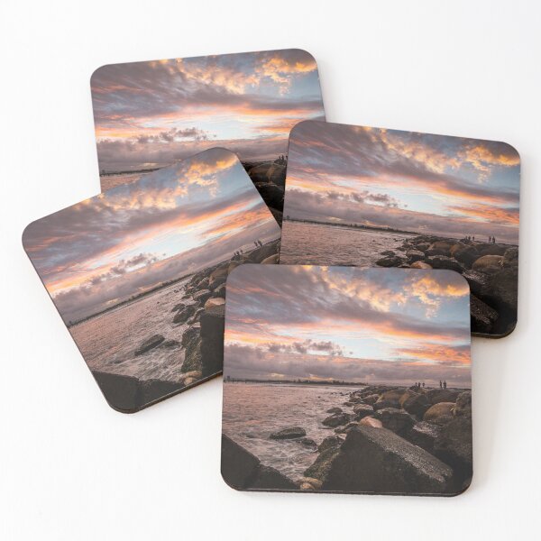 Item preview, Main Beach sunset designed and sold by damnrightmyfoto.