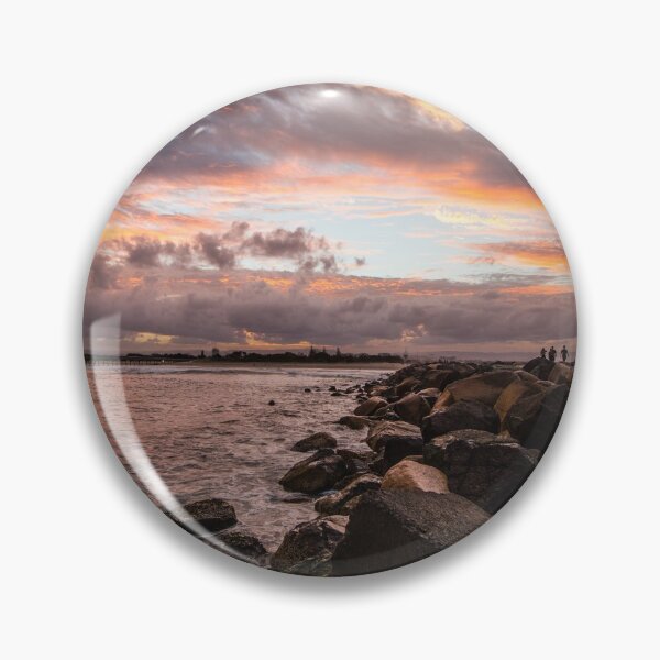 Item preview, Main Beach sunset designed and sold by damnrightmyfoto.
