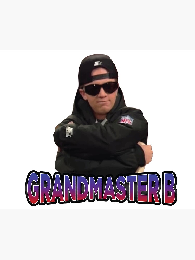 "Grandmaster B" Poster By Jamesy78 | Redbubble