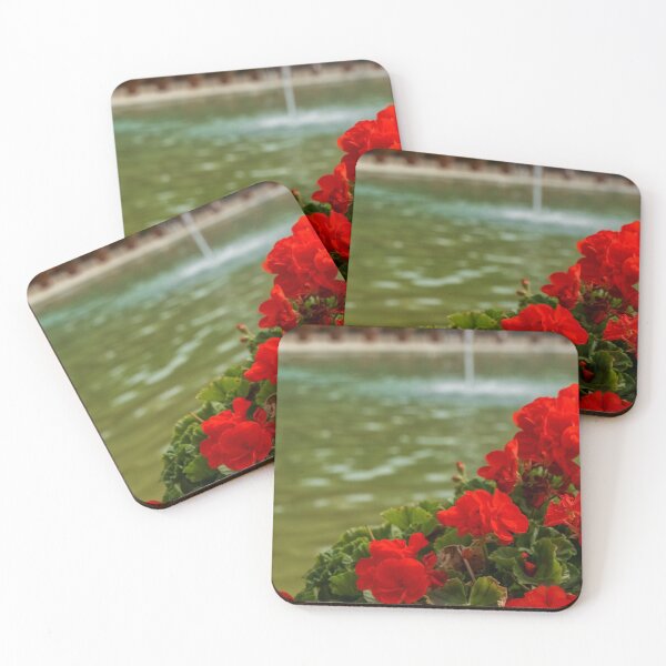 Item preview, Flowers and the fountain designed and sold by Julieta Delia.