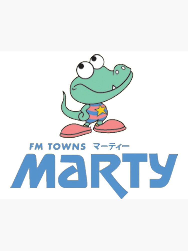 FM Towns Marty Logo | Metal Print