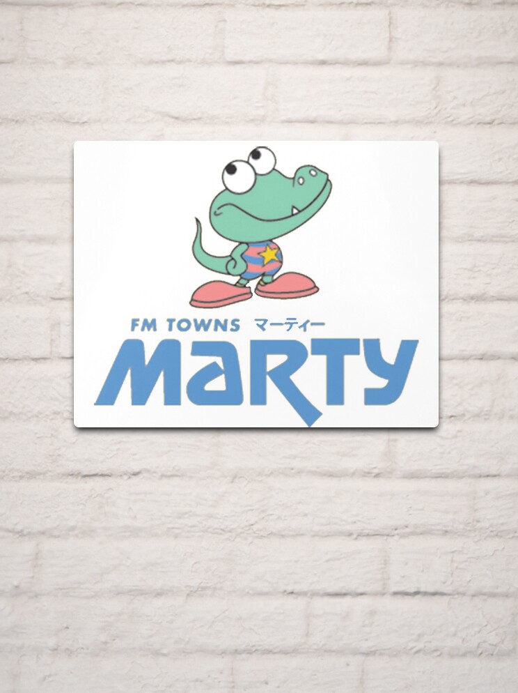 FM Towns Marty Logo | Metal Print