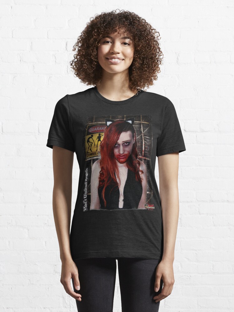 Alternate view of Live Undead Angels: Zombie Feline Girl II Essential T-Shirt