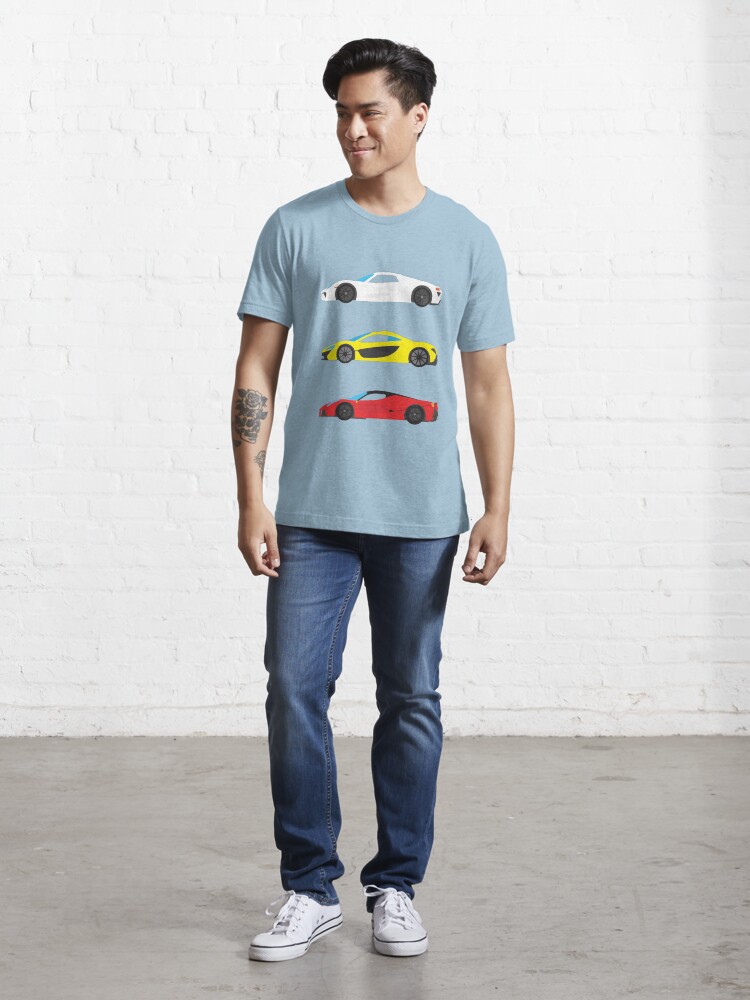 Alternate view of Modern European Dream Cars "The Trinity" Essential T-Shirt