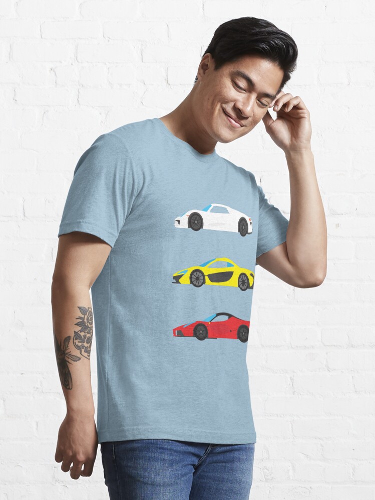 Alternate view of Modern European Dream Cars "The Trinity" Essential T-Shirt