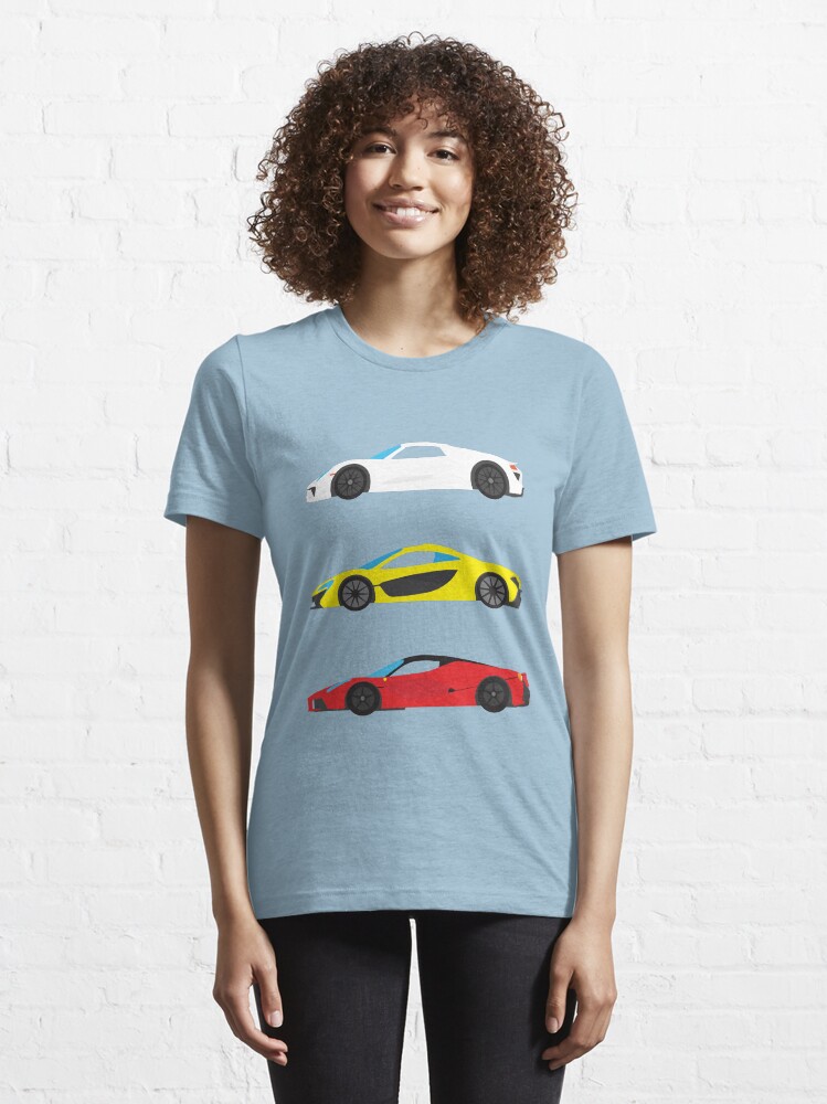Alternate view of Modern European Dream Cars "The Trinity" Essential T-Shirt