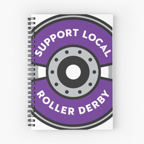 Item preview, Support Local Roller Derby – Purple/Gray designed and sold by chelbot.