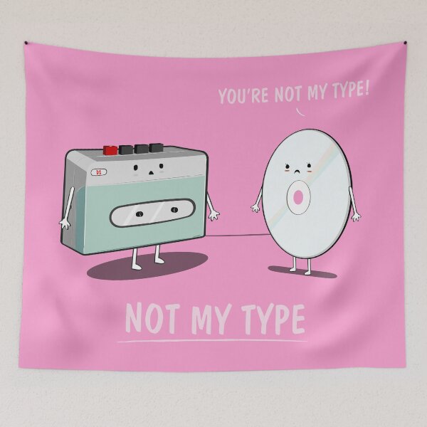 Item preview, Not My Type designed and sold by downsign.