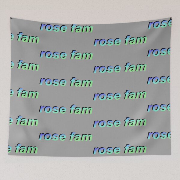 Item preview, rose fam – blue/green designed and sold by dalvago.