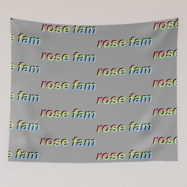 Item preview, rose fam – red/blue designed and sold by dalvago.