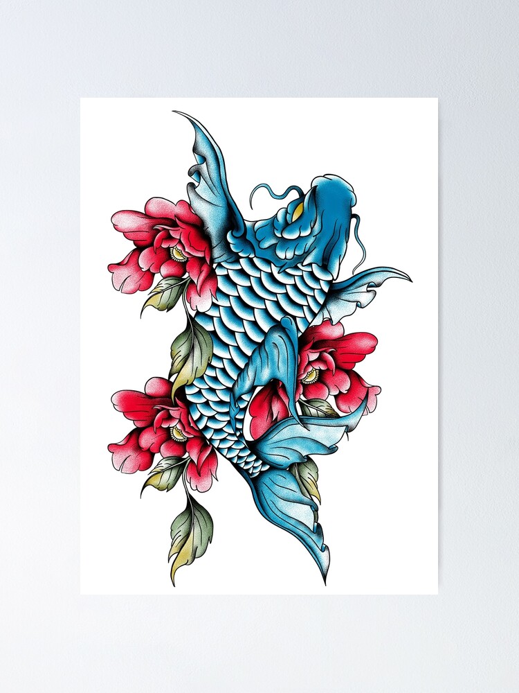 Japanese Oriental Koi Fish Cover Up Tattoo When placed upstream, a koi fish  tattoo symbolizes you overcame the obstacles and gained the… | Instagram