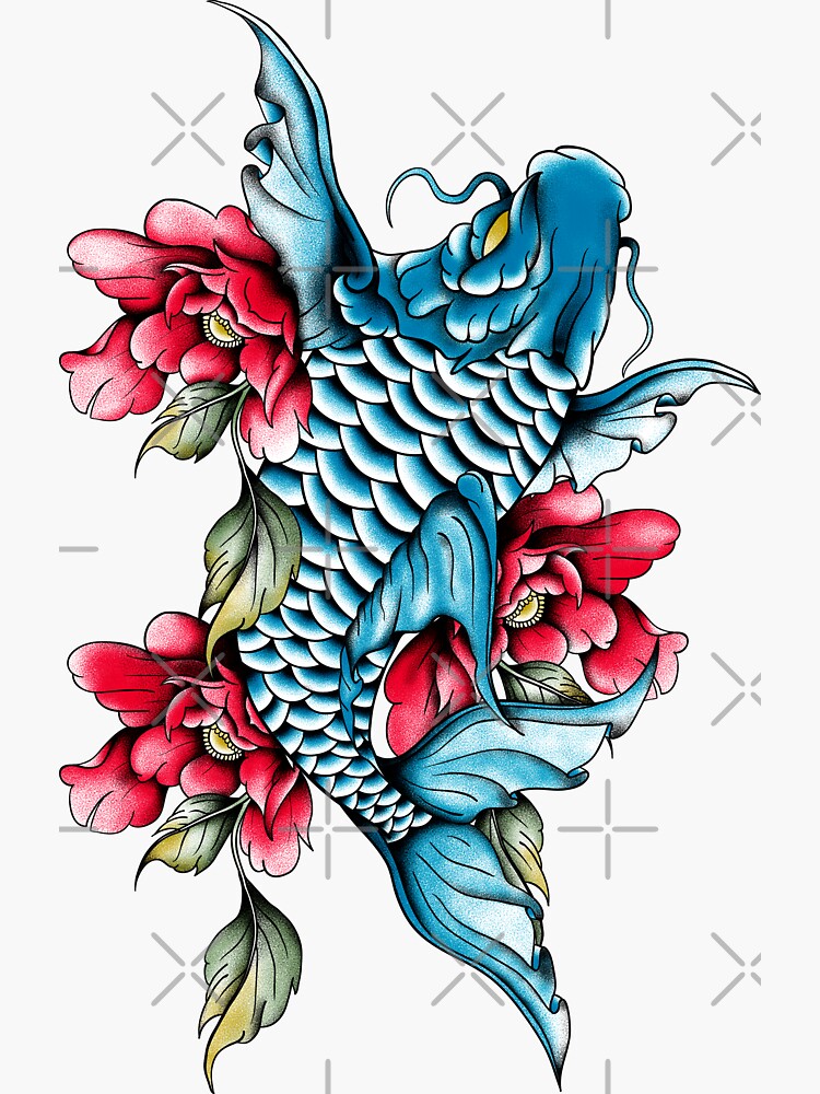 Abstract Tattoo Flame Piranha Fish Stock Vector | Adobe Stock