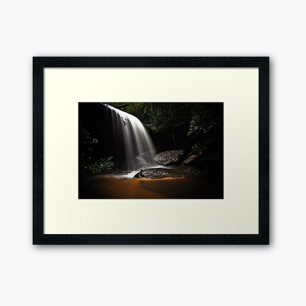 Falling Light Framed Art Print