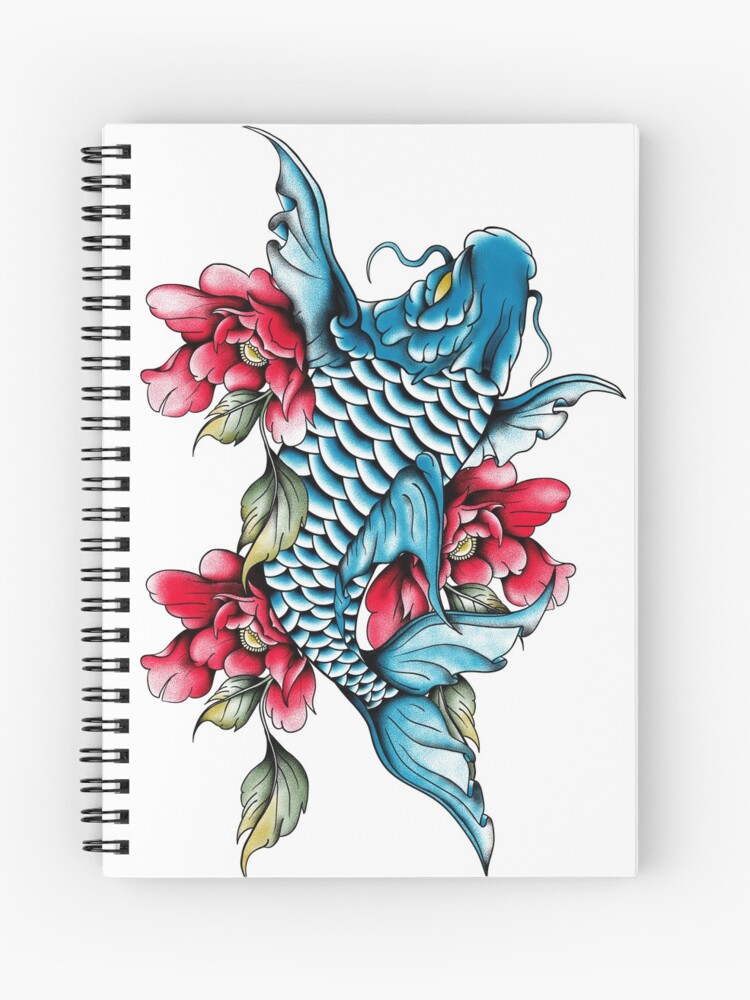 illustration of a japan koi fish in pond traditonal ornament tattoo  isolated on white background Stock Photo  Alamy