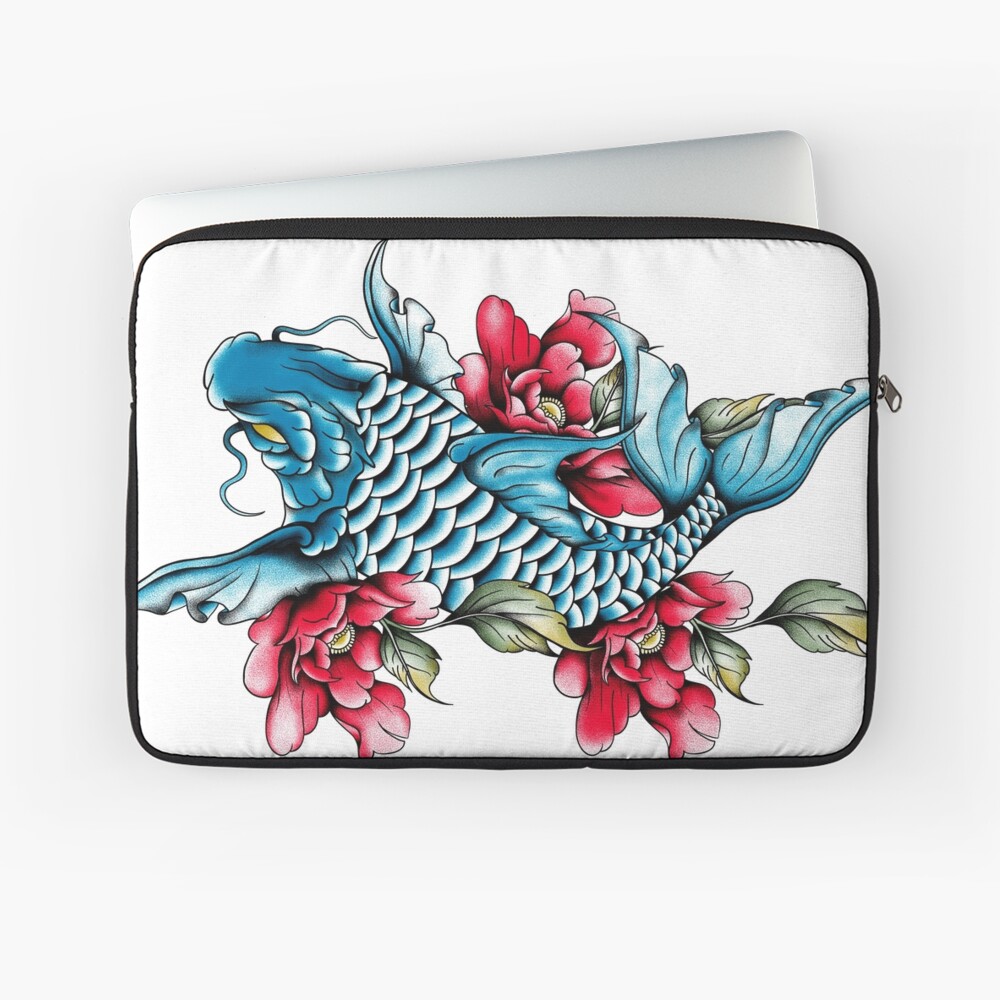 Japanese Koi fish Backpack by Vitasovna