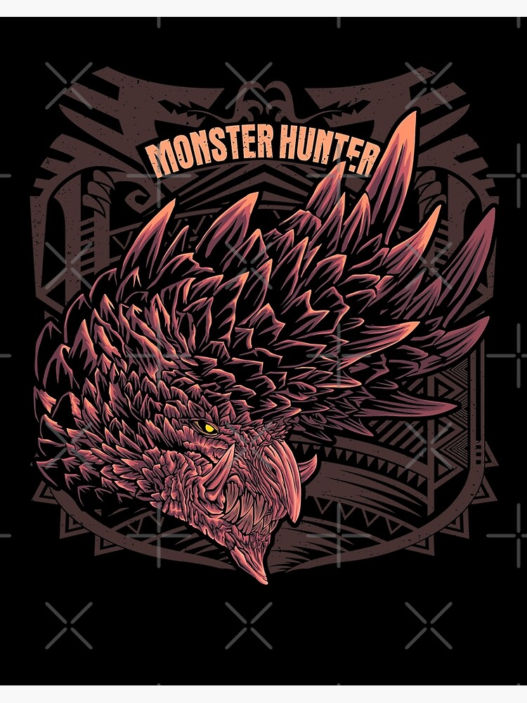 Diablos Monster Hunter Art Board Print for Sale by Dan Dee