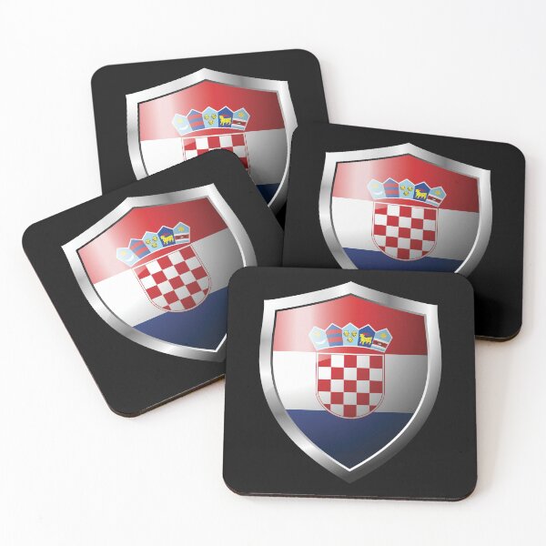 Item preview, Strong Croatia Flag Shield Country designed and sold by HelloFromAja.