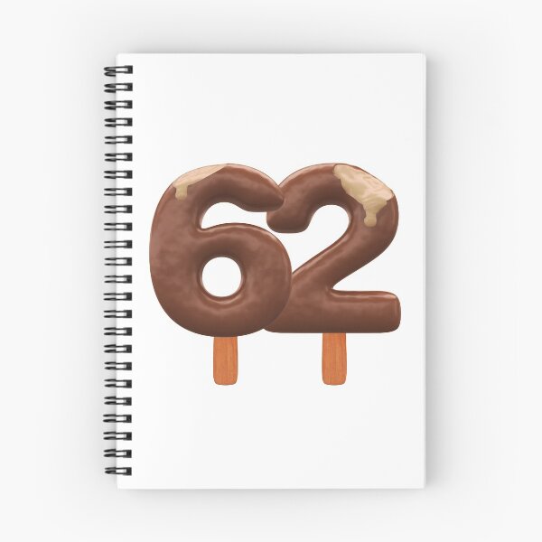 Item preview, 62 Ice Cream Sixty Two Number 3d Chocolate designed and sold by HelloFromAja.