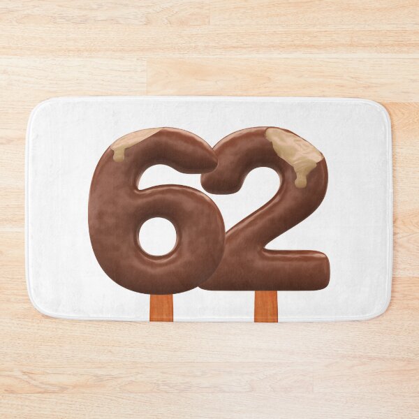 Item preview, 62 Ice Cream Sixty Two Number 3d Chocolate designed and sold by HelloFromAja.