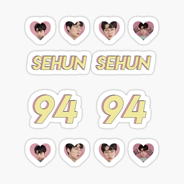 Artikel-Vorschau von sehun sticker pack, designt und verkauft von sesoo.