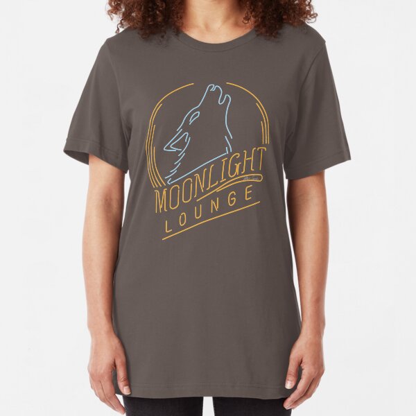 MOON LIGHT LOUNGE* Slim Fit T-Shirt