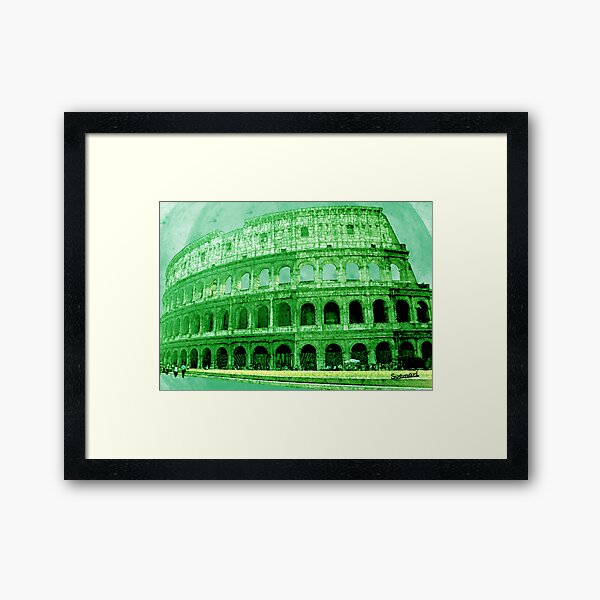 Colosseo Framed Art Print
