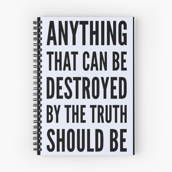Item preview, anything that can be destroyed by the truth should be designed and sold by QuoteSpirations.