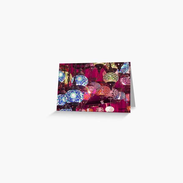 Turkey Lamp Greeting Card