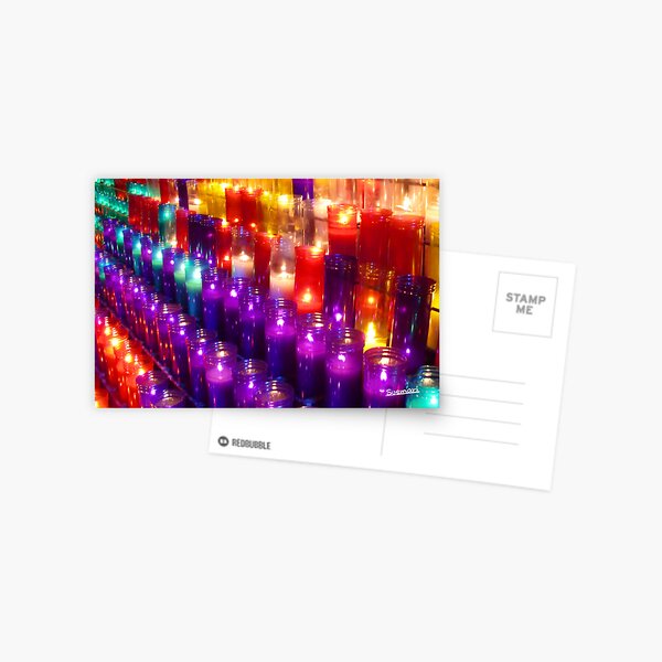 Candle Postcard