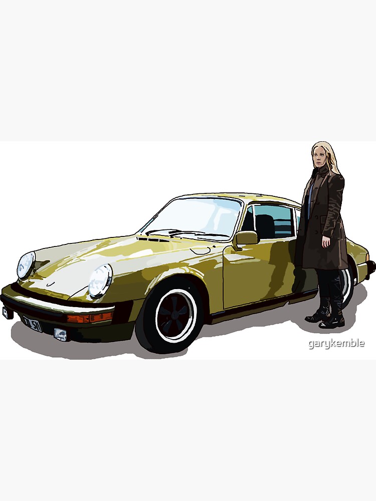 træfning Give Akkumulerede Saga and her Porsche" Magnet for Sale by garykemble | Redbubble