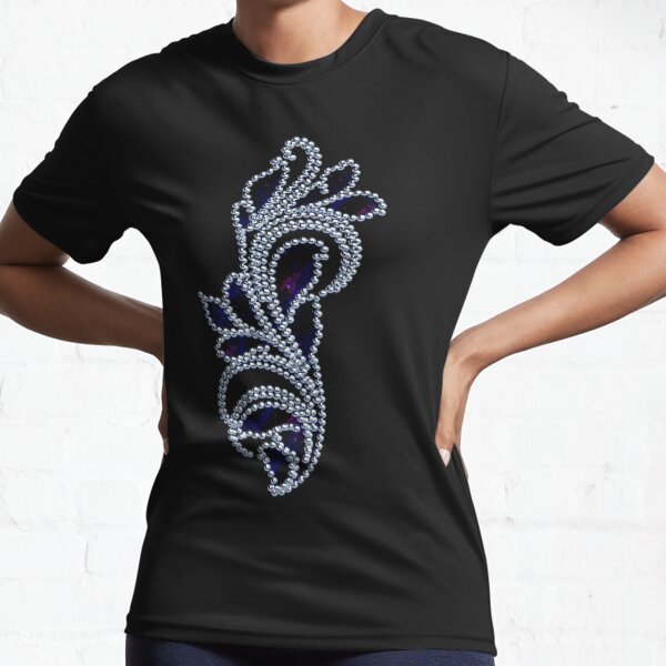 Embroidered Beads Cotton T-Shirt - Ready to Wear