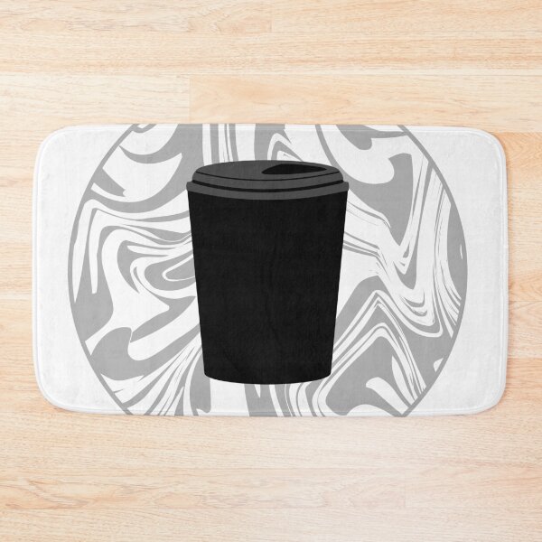 Item preview, Black Coffee Cup with Swirl designed and sold by Barrett York.