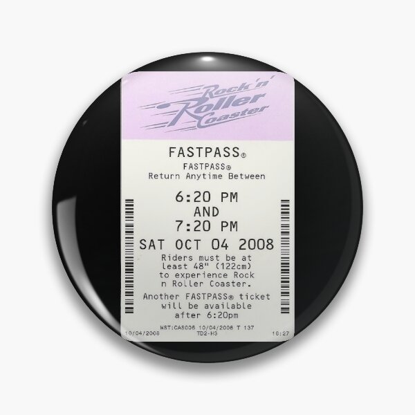 Item preview, Fastpass - Rock’n Roller Coaster designed and sold by Bronte Taylor.