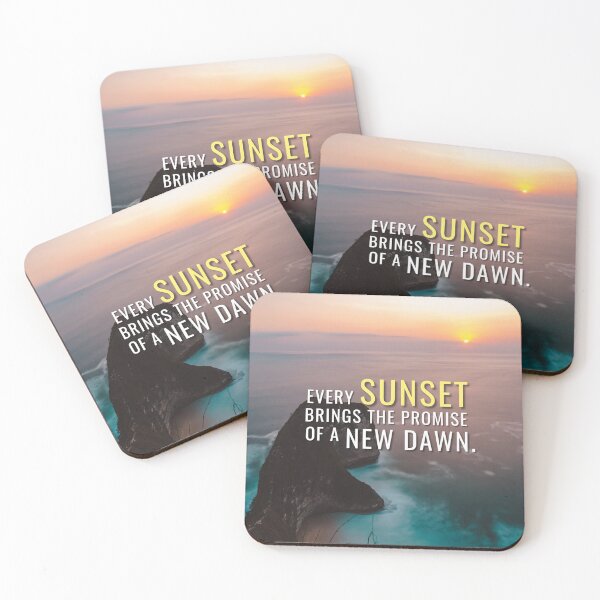 Item preview, Colorful Motivation - Every Sunset brings a New Dawn designed and sold by hiunlimit.
