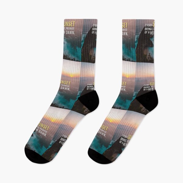 Item preview, Colorful Motivation - Every Sunset brings a New Dawn designed and sold by hiunlimit.