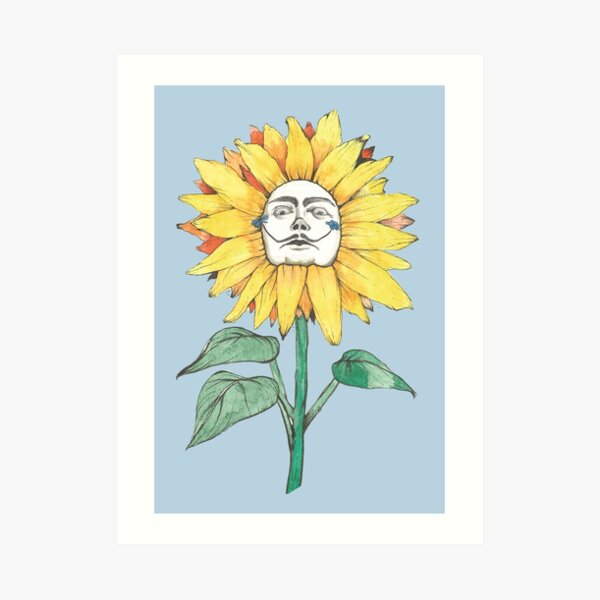 salvador dali sunflower painting