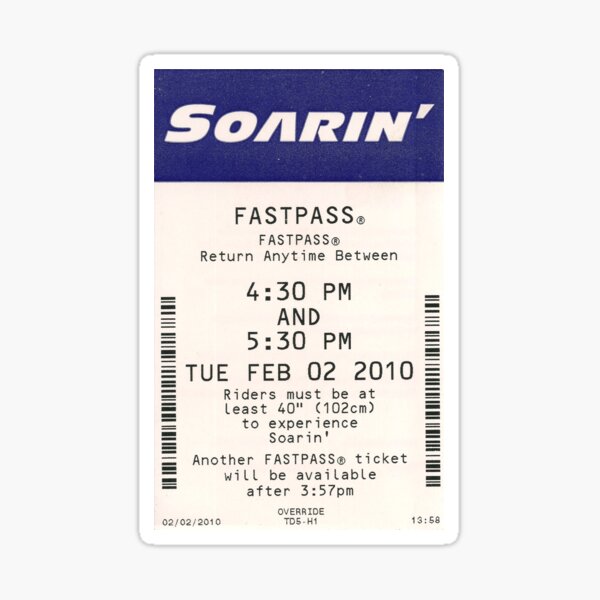 Item preview, Fastpass - Soarin designed and sold by Bronte Taylor.