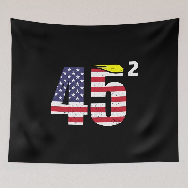 Item preview, Trump 45 Squared Re-Elect 2020 Second Term designed and sold by 2blackcherries.