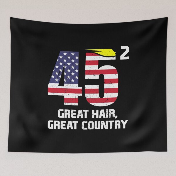 Item preview, Trump 45 Squared USA Elect 2020 Second Term designed and sold by 2blackcherries.