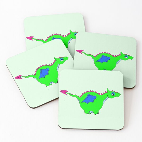 Item preview, Cute green dragon designed and sold by Melanie Jeyakkumar.