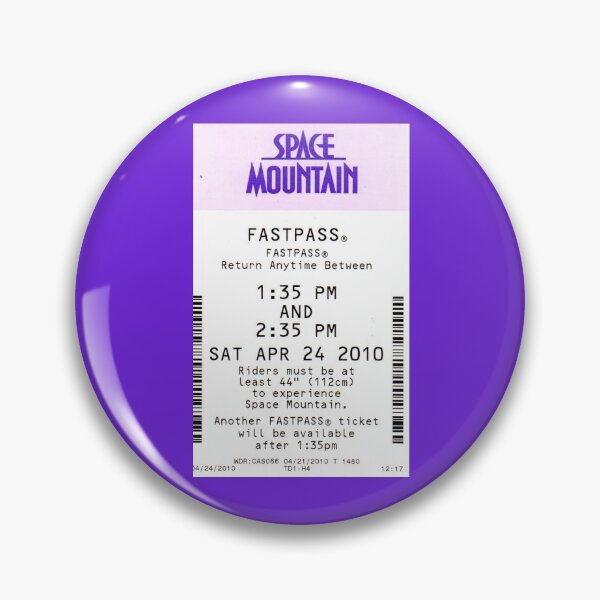 Item preview, Fastpass - Space Mountain designed and sold by Bronte Taylor.