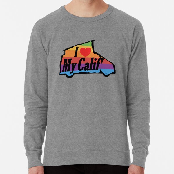 Amo mi arco iris de VW California Sudadera ligera