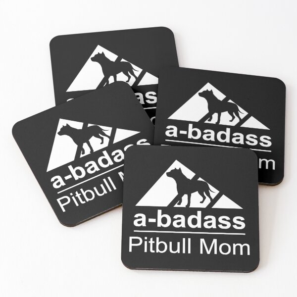 Item preview, A-Badass Pitbull Mom - Pitbull Mom, Pit Bull Mom designed and sold by JukeLox.