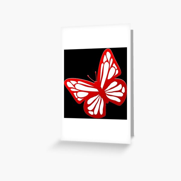 Item preview, Red butterfly designed and sold by AsKartongs.