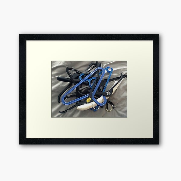 Decluttering Framed Art Print
