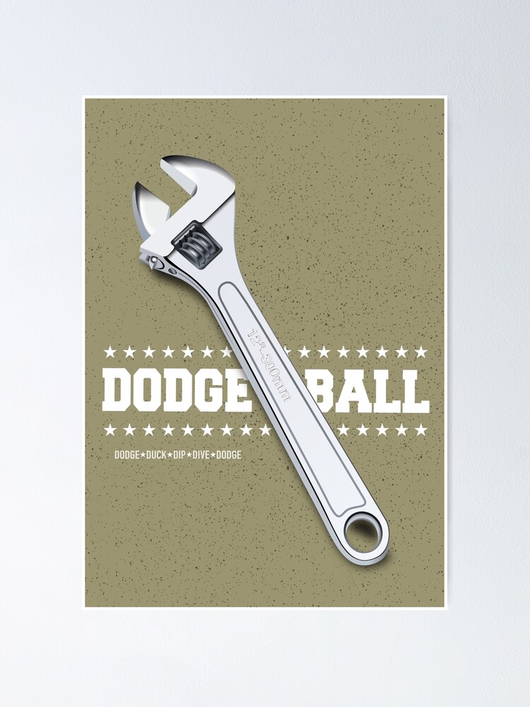 "Dodgeball Alternative Movie Poster" Poster for Sale by